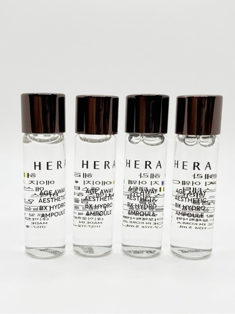 HERA Age Away Aesthetic Hydro Ampoule Travel Samples Lot of 4 (5ml x 4)